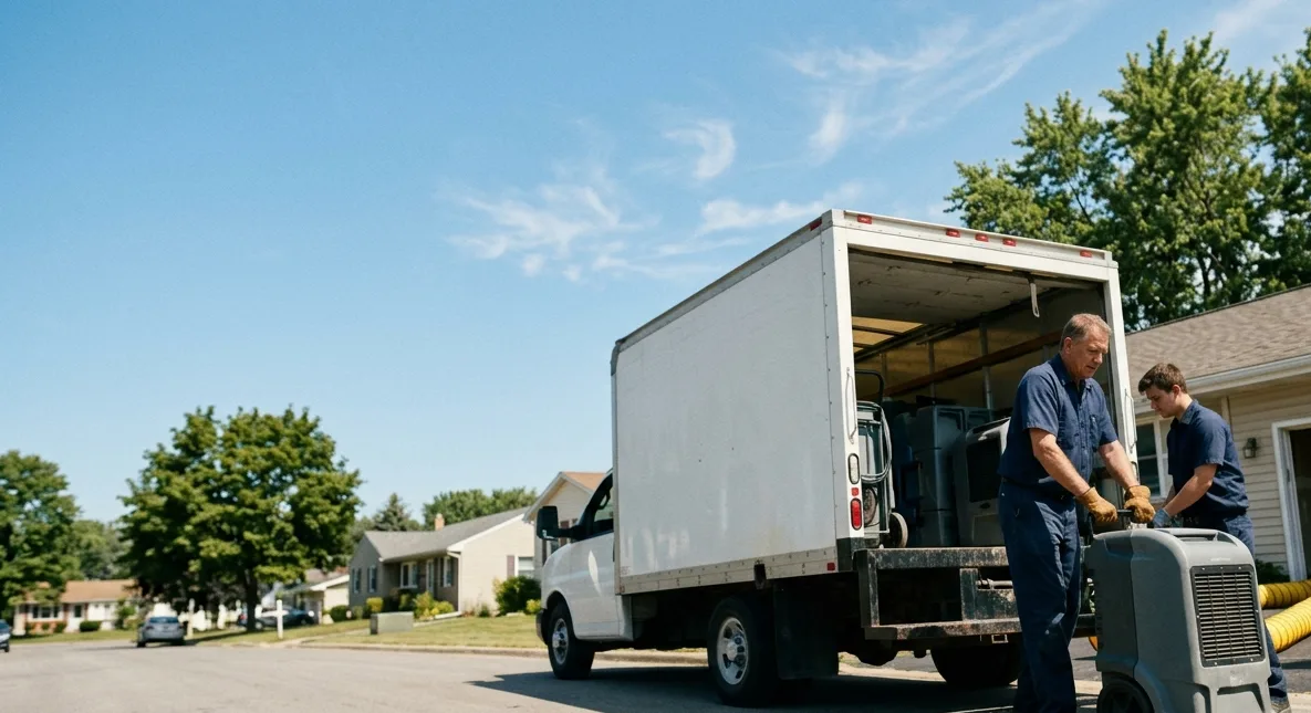 Water Damage Cleanup in Jeffersonville, OH near me